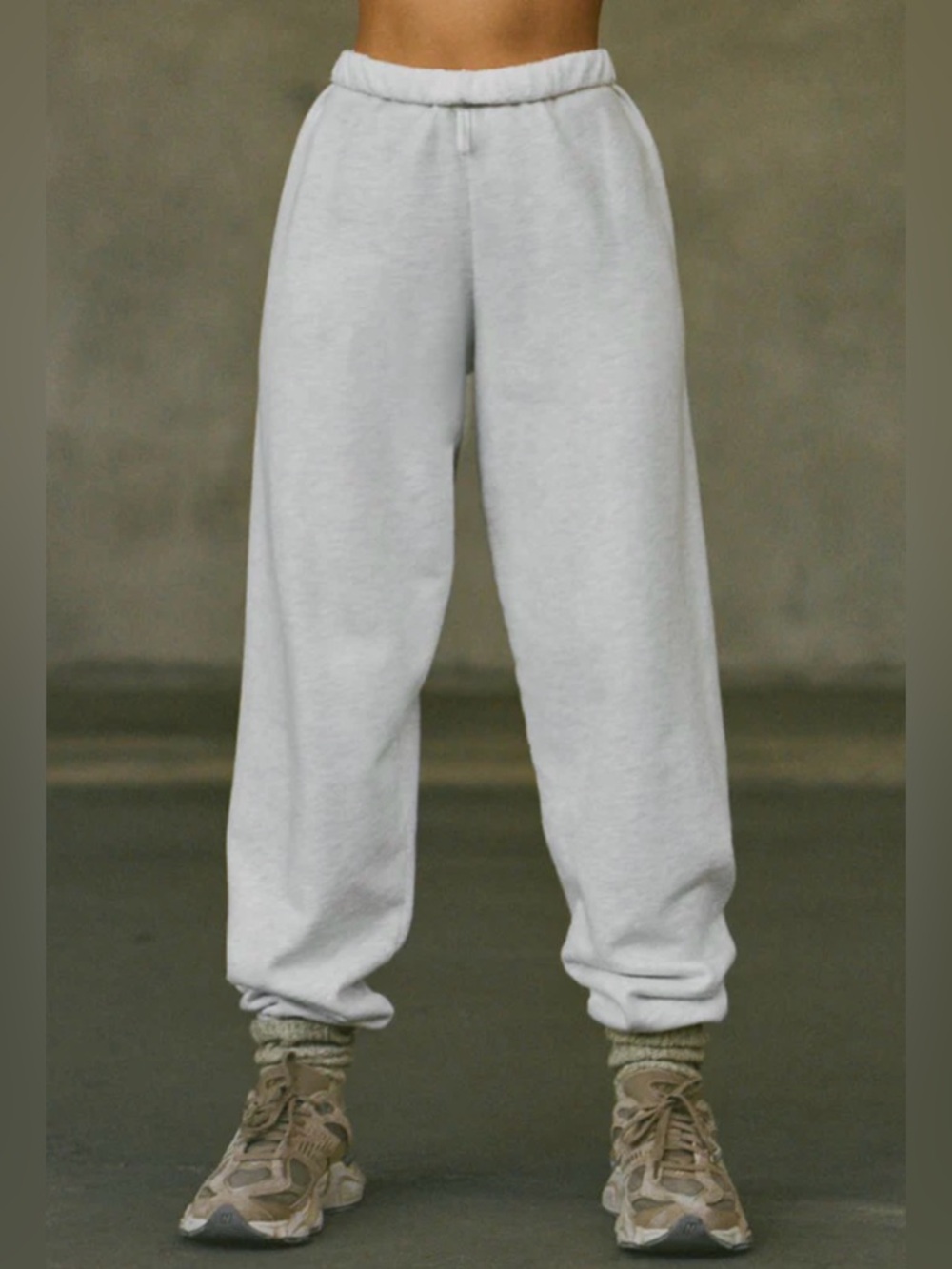 JOAH BROWN Oversized‎ Jogger Pearl Grey S/M